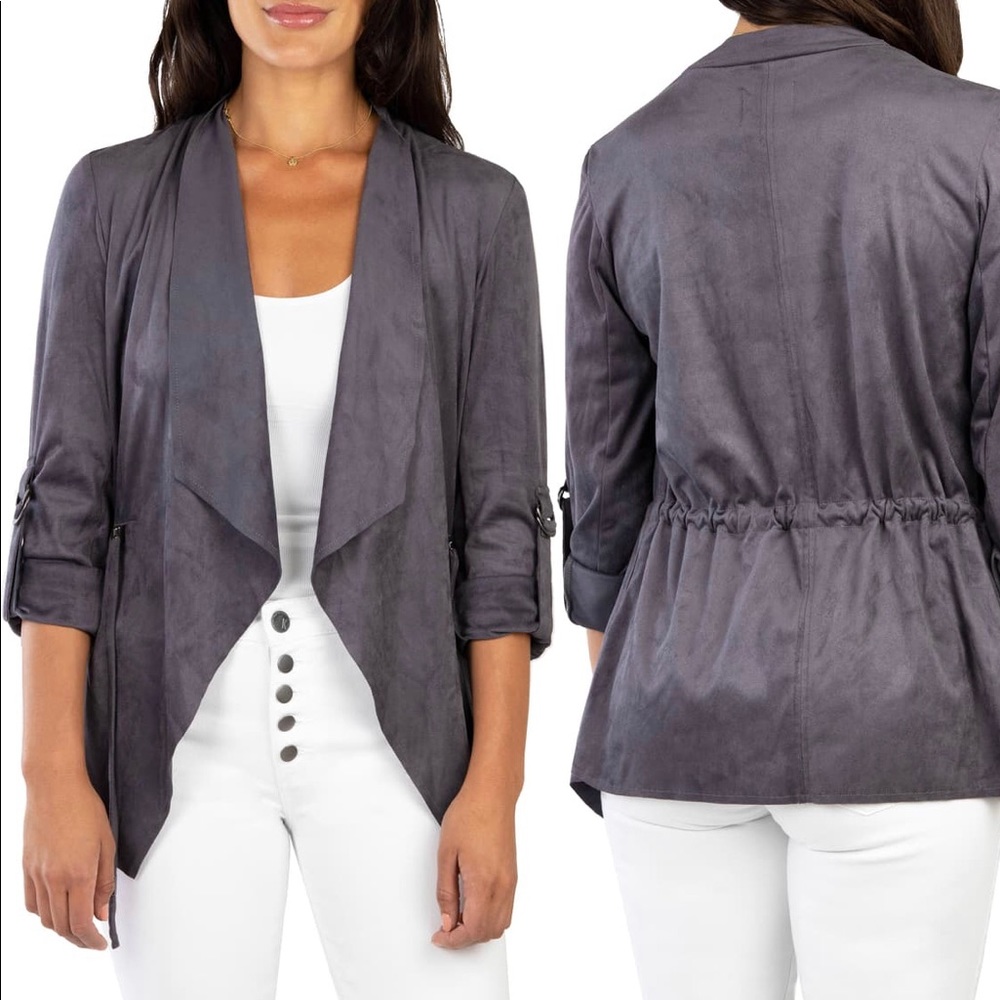 Kut From the Kloth Faux Suede Drape